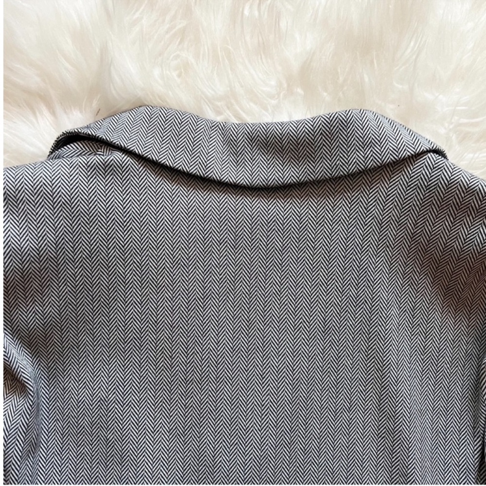 New! VINCE CAMUTO Herringbone Double Breast Blazer - Picture 7 of 8